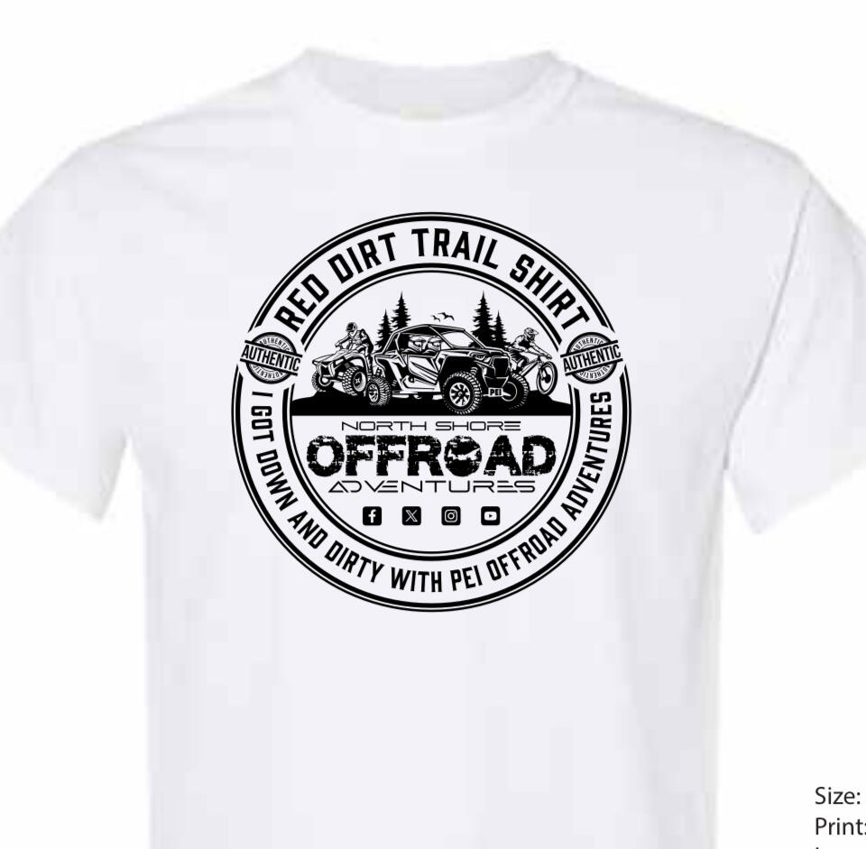 Dirt Shirt T-Shirts Authentic Red Dirt Trail Shirt